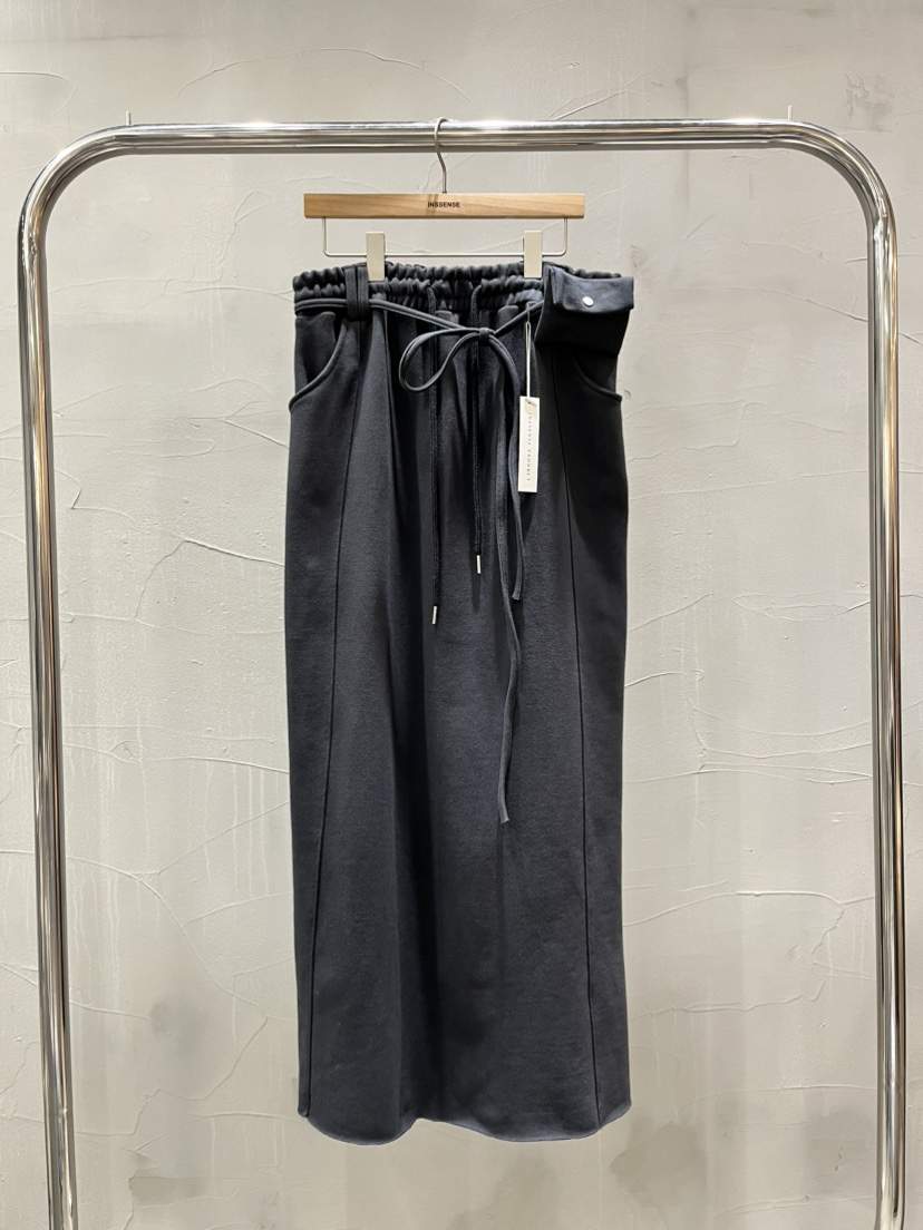 INSSENSE-A東大門代購女裝新品熱賣人氣職業休閑長裙含腰繩INSSENSE-A長裙