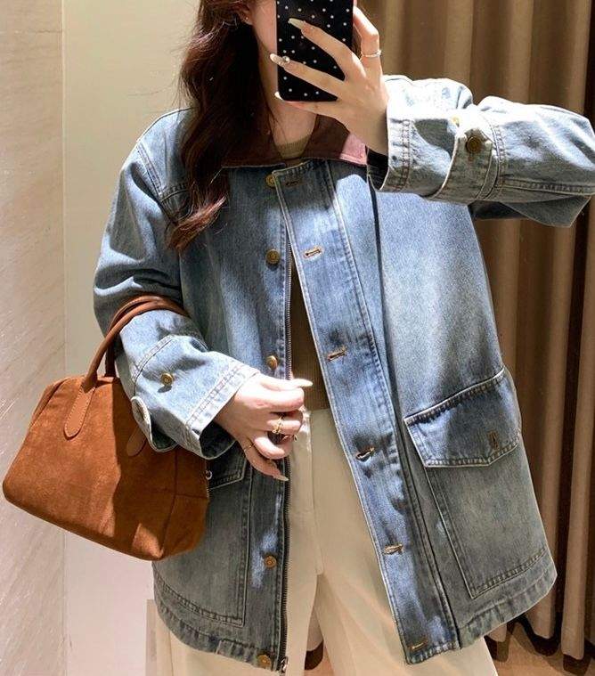 STAY HERE韓國代購女士新款真品26秋冬26初秋熱賣夾克經典STAY HERE-2件起夾克