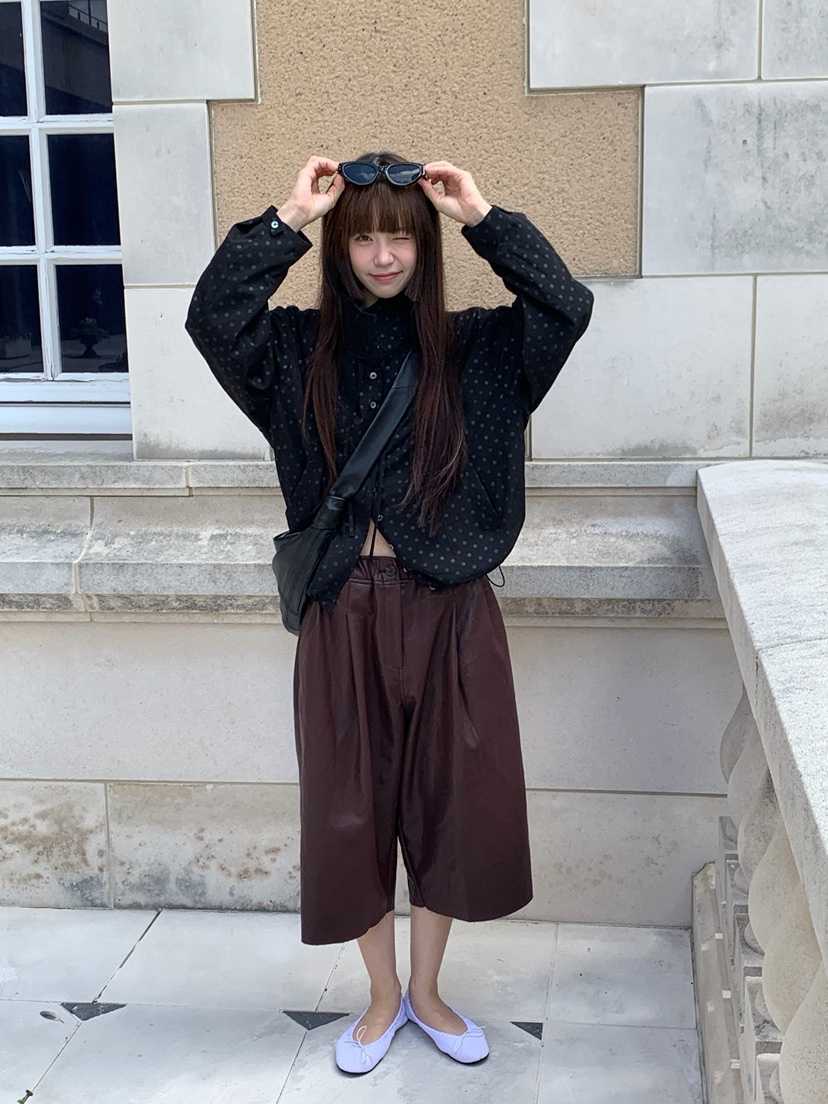 LOGARDEN韓國代購女裝新品26秋冬推薦時尚真品熱賣休閑短褲LO GARDEN短褲