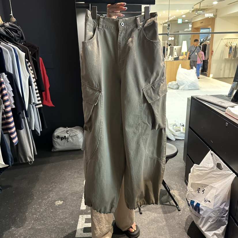 ELF-L東大門實拍女士新款職業時尚推薦人氣休閑褲工裝褲ELF-L休閑褲