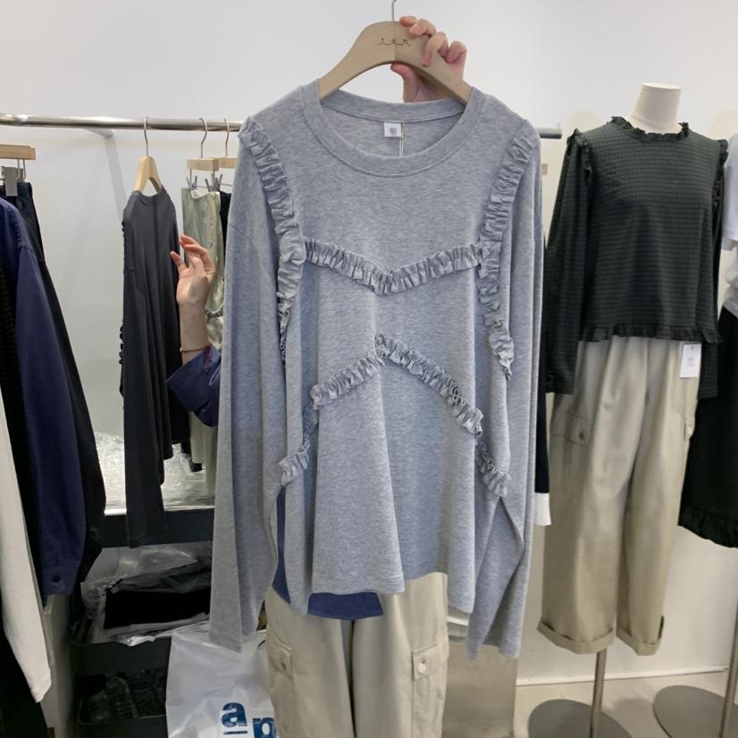 TAN&amp;COMO東大門直郵女裝新品26秋冬休閑推薦長袖T恤tan-COMO長袖T恤