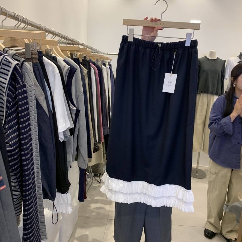 TAN&amp;COMO韓國代購女士新品人氣職業推薦半身裙中短裙tan-COMO半身裙/中短裙