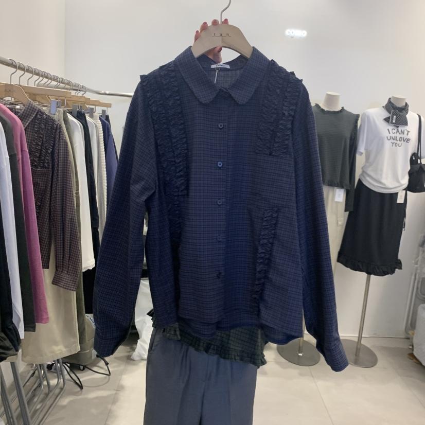 TAN&amp;COMO東大門直郵女士新品休閑時尚人氣襯衫蕾絲衫tan-COMO襯衫/蕾絲衫