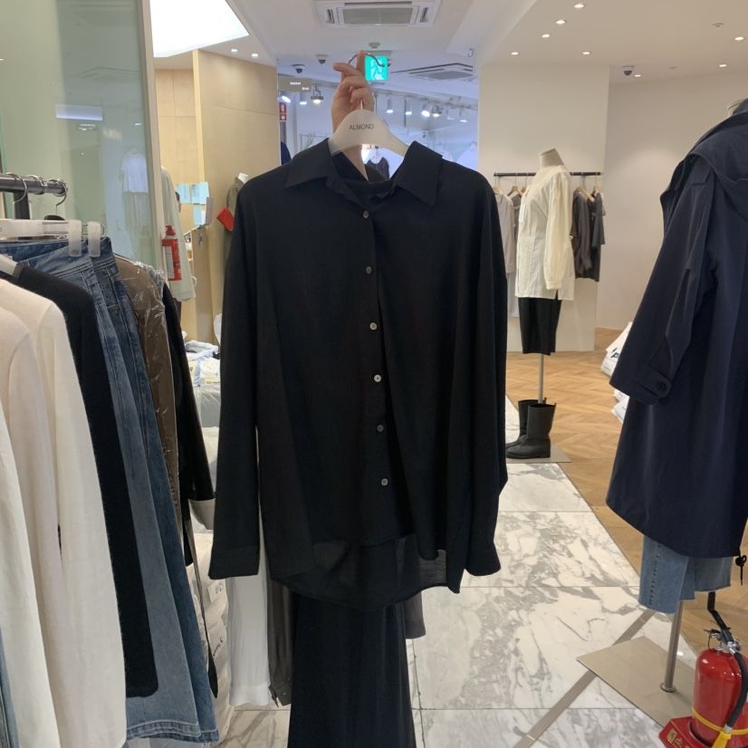 ALMOND東大門直郵女士新款職業休閑真品人氣時尚襯衫蕾絲衫ALMOND襯衫/蕾絲衫