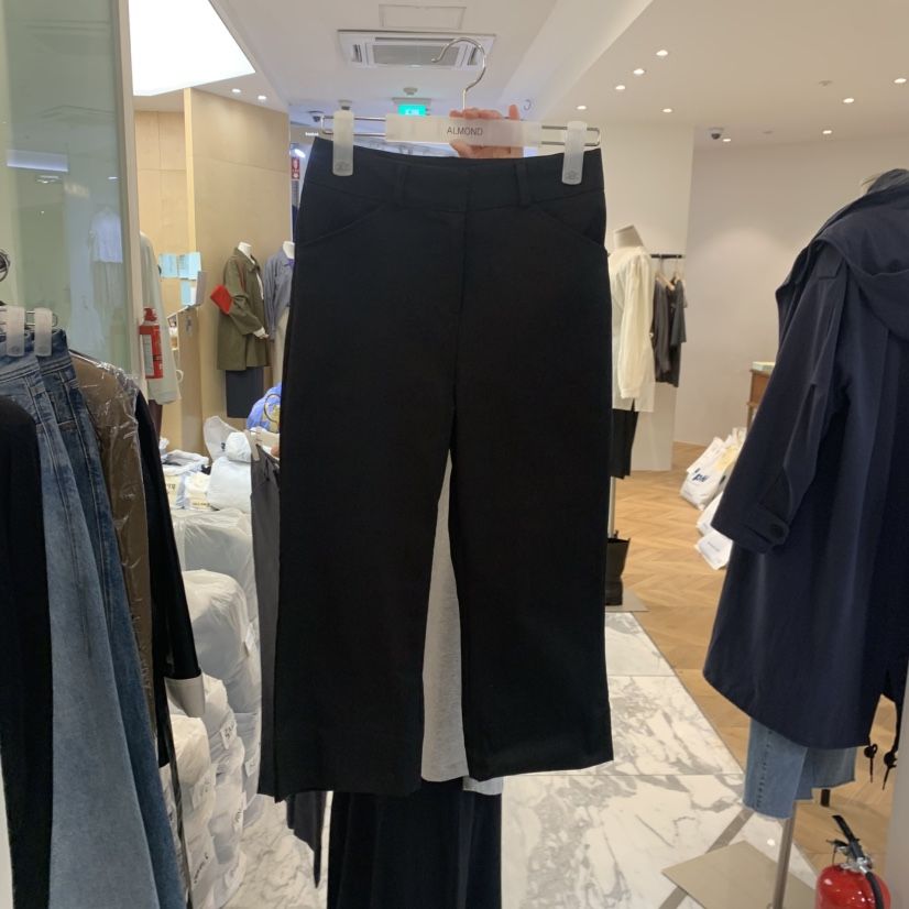 ALMOND東大門實拍女士新品休閑26秋冬26初秋短褲七分褲氨綸ALMOND短褲