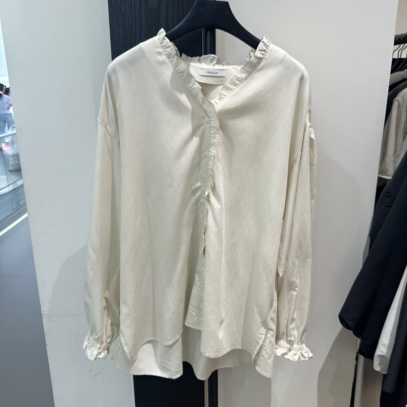FEBRUARY 11韓國直郵女士新品休閑推薦真品26初秋襯衫蕾絲衫FEBRUARY 11襯衫/蕾絲衫