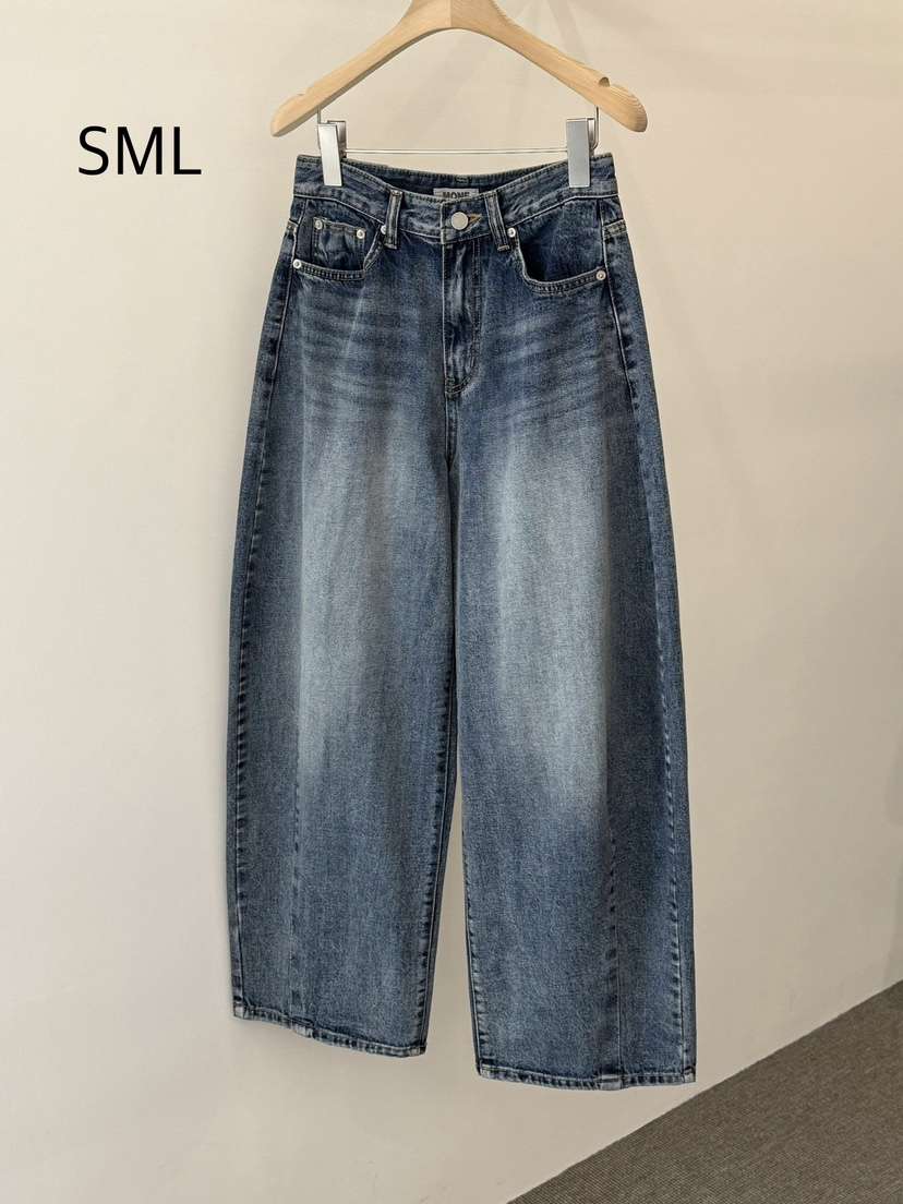 MONE-A韓國代購女士新品26初秋26秋冬休閑人氣牛仔褲緊身MONE-A牛仔褲