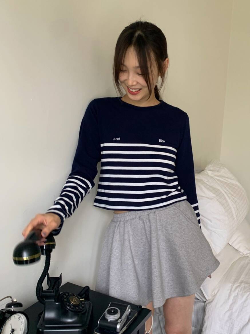 LIKEVAM韓國代購女士新款26秋冬休閑人氣真品熱賣長袖T恤LIKEVAM長袖T恤