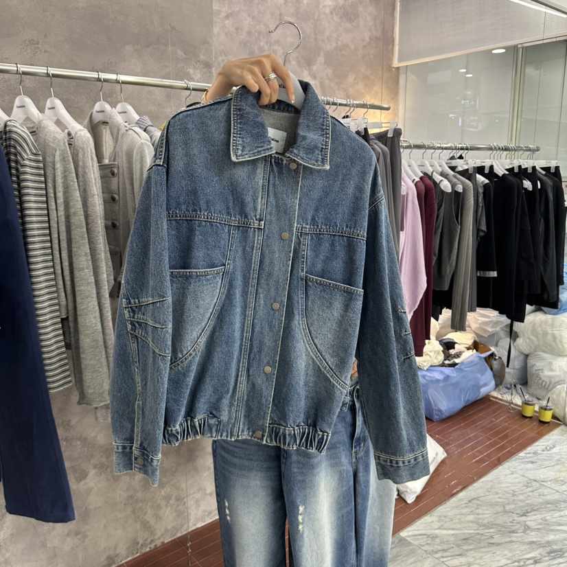 FOUNDATION東大門實拍女裝新品熱賣時尚26初秋26秋冬夾克FOUNDATION夾克