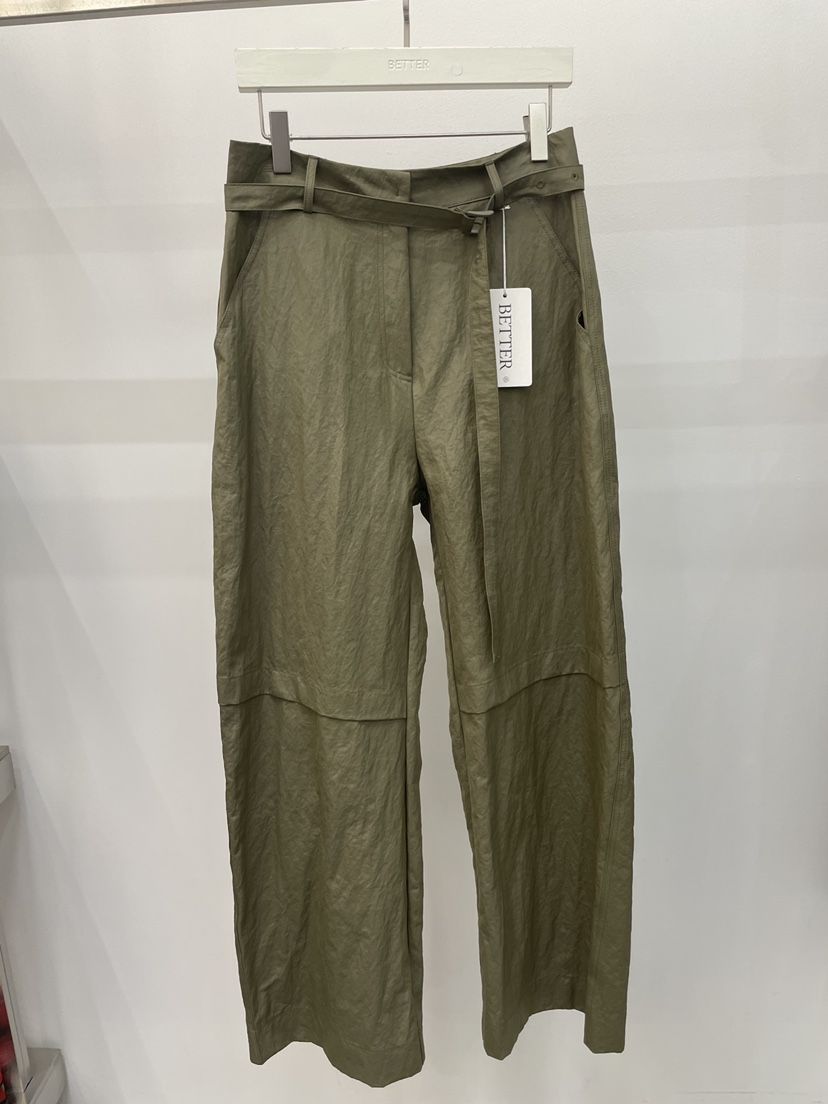 BETTER東大門實拍女裝新品26秋冬推薦時尚休閑休閑褲含腰帶BETTER休閑褲