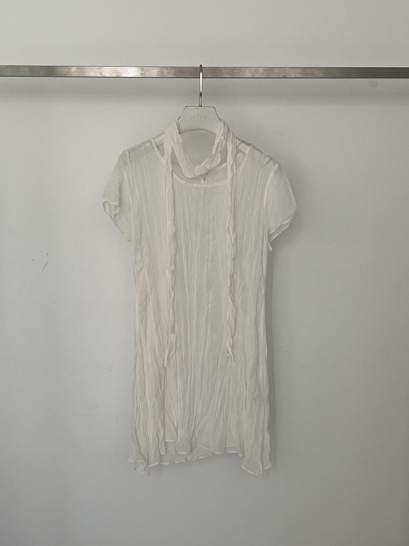 BETTER韓國代購女士新品26秋冬真品休閑時尚連衣裙含圍巾BETTER連衣裙