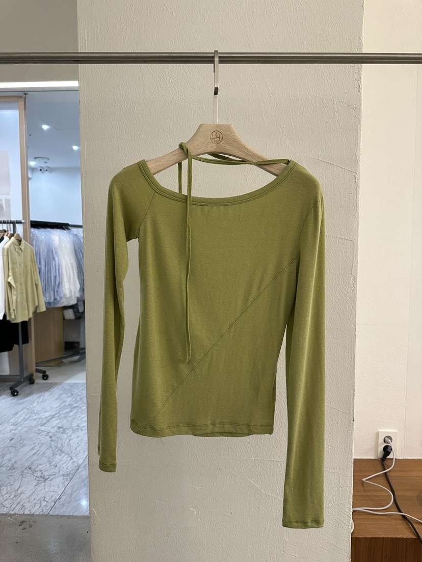 BPLAN韓國直郵女裝新品26秋冬熱賣推薦真品26初秋長袖T恤圍巾BPLAN長袖T恤