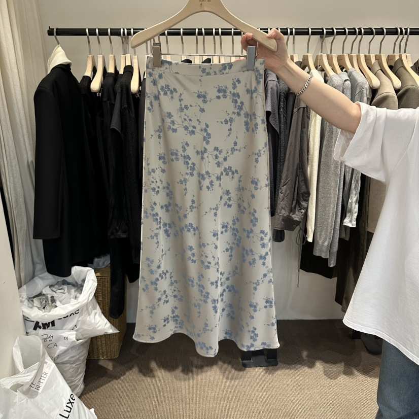 LE BUTTER韓國代購女裝新品真品26初秋熱賣推薦長裙復古LE BUTTER長裙