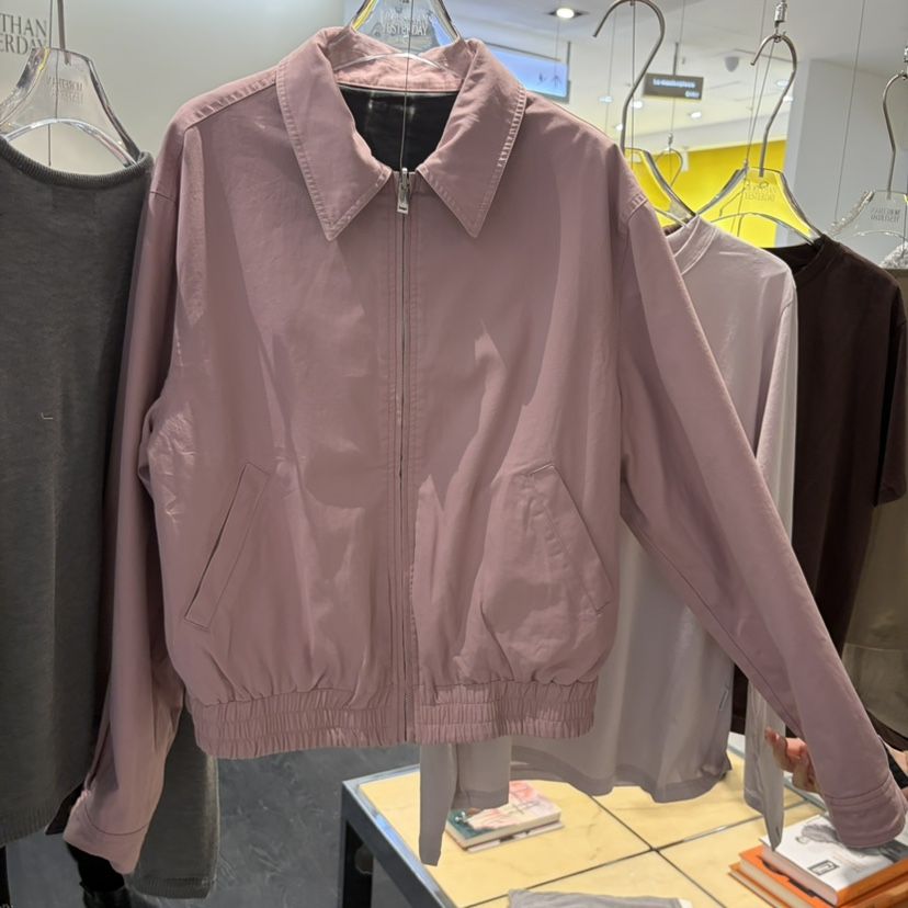 LMT（SAND LIMITED）（不代購）韓國直郵女士新品26秋冬夾克棉質雙面MORE THAN YESTERDAY/LOVE YOU SO MUCH夾克