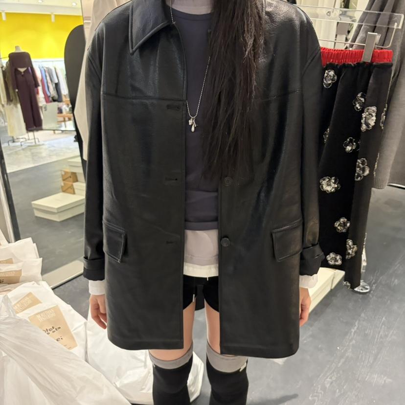 LMT（SAND LIMITED）（不代購）東大門直郵女裝新品熱賣皮衣MORE THAN YESTERDAY/LOVE YOU SO MUCH皮衣