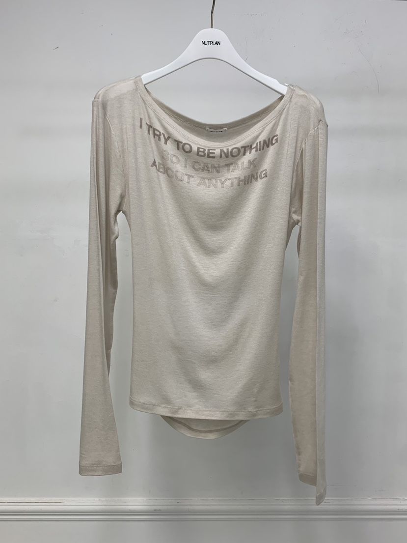 NUTPLAN東大門直郵女裝新品推薦26初秋時尚26秋冬長袖T恤NUTPLAN長袖T恤