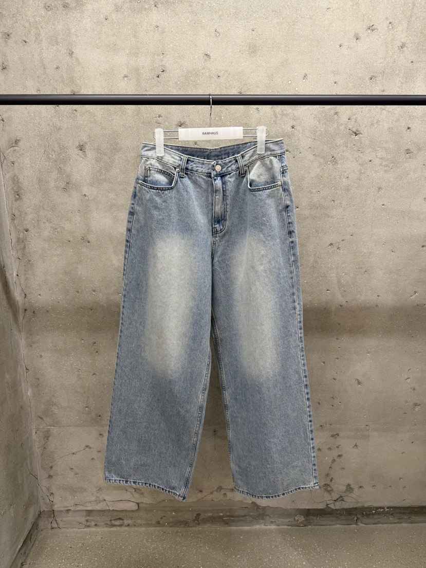 EST東大門代購女裝新款休閑熱賣26初秋真品牛仔褲寬松牛仔EST/RAWHAUS牛仔褲