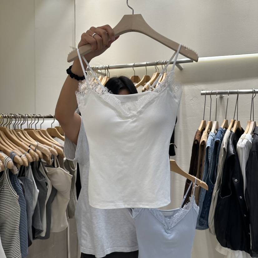 ROUGH韓國直郵女裝新品休閑26秋冬人氣時尚推薦真品吊帶背心ROUGH吊帶/背心