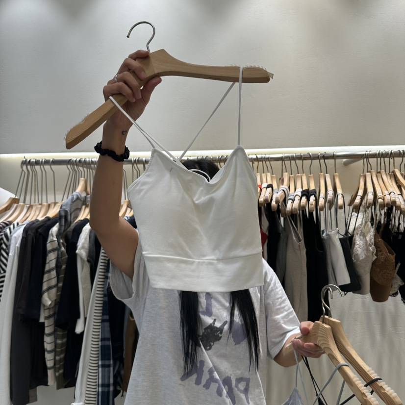 ROUGH東大門代購女裝新品真品26秋冬休閑人氣推薦吊帶背心ROUGH吊帶/背心