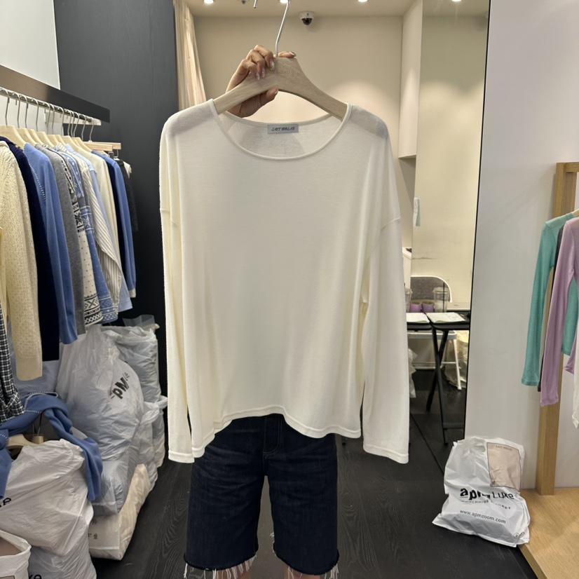 SALT BREAD東大門實拍女士新款真品時尚26秋冬休閑長袖T恤SALT BREAD長袖T恤