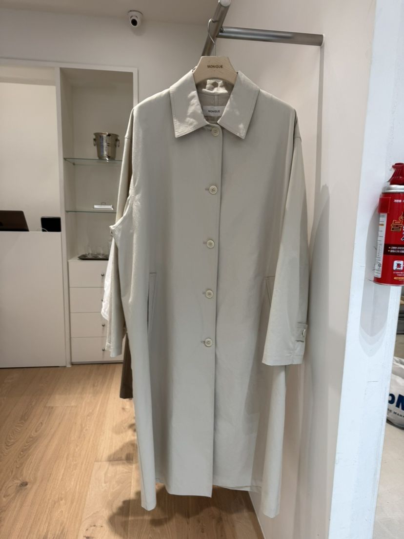 MONIQUE東大門實拍女士新品真品26初秋時尚26秋冬長款風衣MONIQUE長款風衣