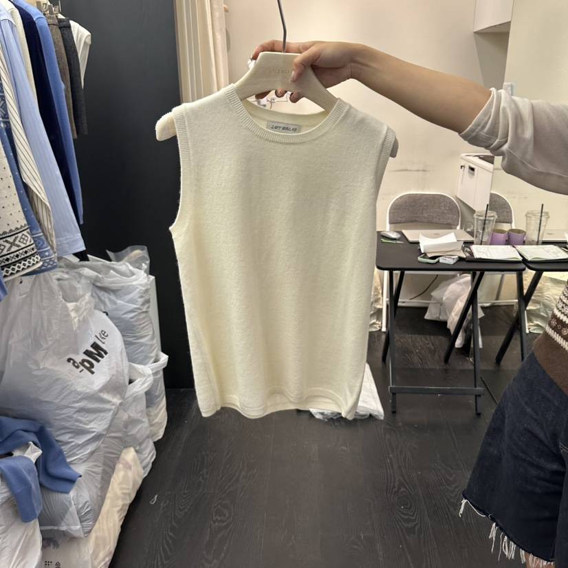 SALT BREAD韓國代購女裝新品推薦時尚26秋冬休閑吊帶背心SALT BREAD吊帶/背心
