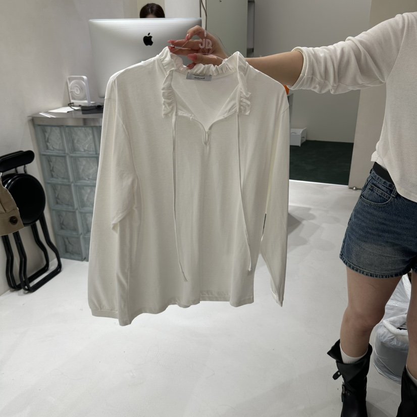 JUDYQUE韓國代購女裝新款人氣推薦真品熱賣休閑時尚長袖T恤JUDYQUE長袖T恤