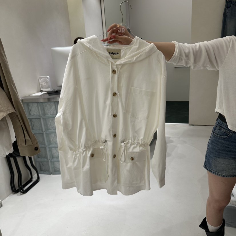 JUDYQUE韓國直郵26秋冬新品人氣時尚休閑推薦夾克不含圍巾JUDYQUE夾克