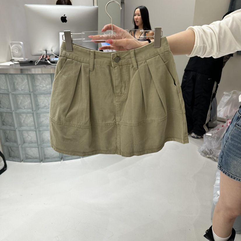 JUDYQUE韓國直郵女士新品熱賣人氣推薦時尚休閑真品短裙JUDYQUE短裙