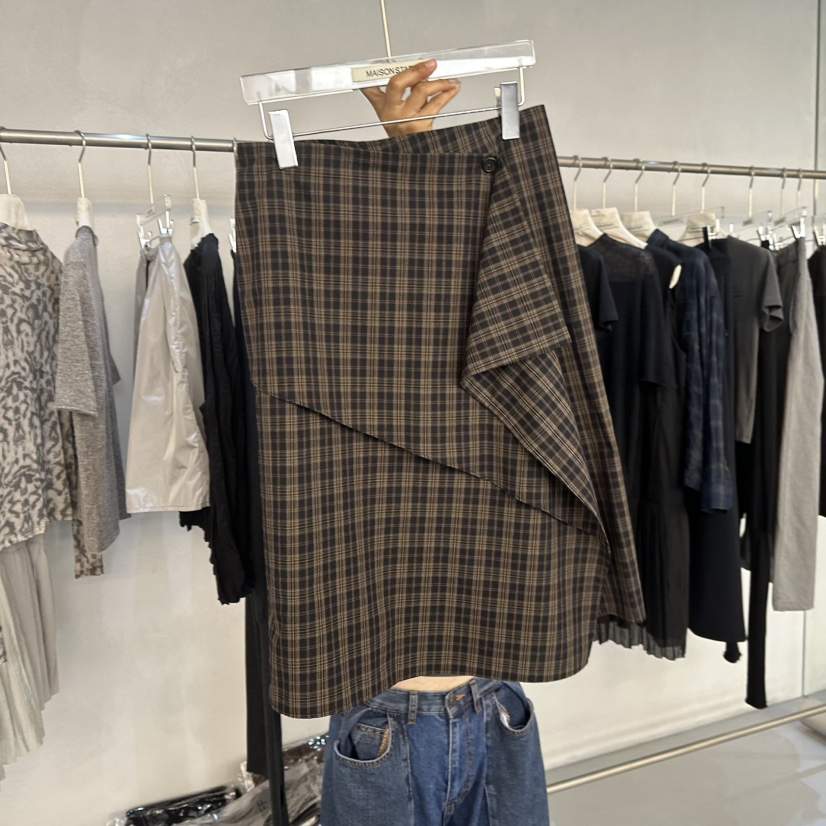 DOUBLE STANDARD/LE SMOKING/MAISONSTAFF韓國代購女士新品人氣長裙MAISONSTAFF長裙