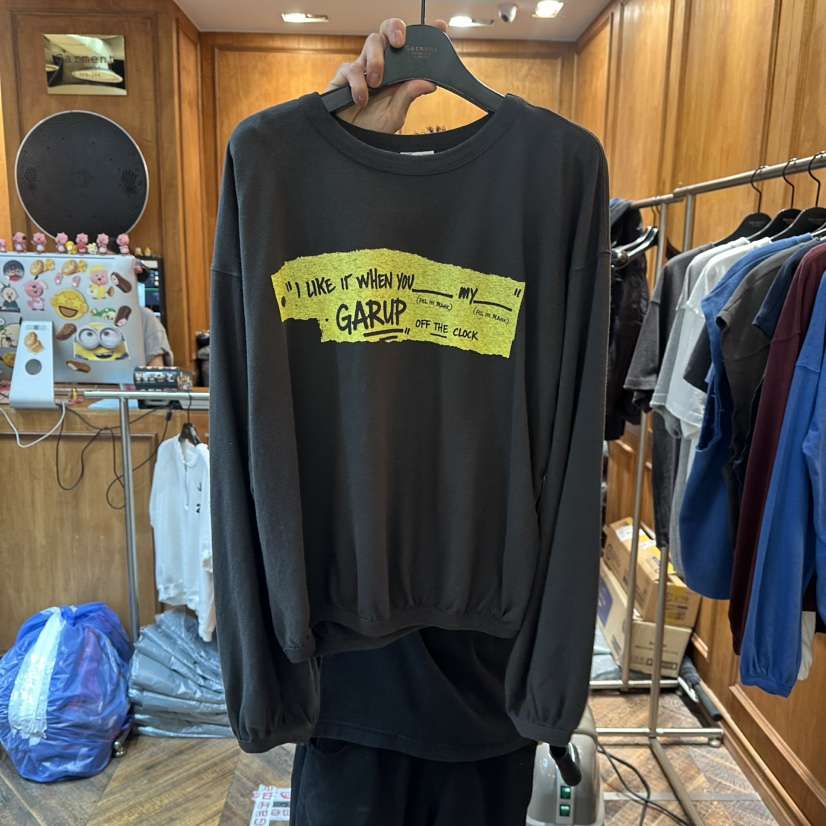 GARMENT-P東大門代購女士新款熱賣人氣時尚26春夏長袖T恤GARMENT長袖T恤
