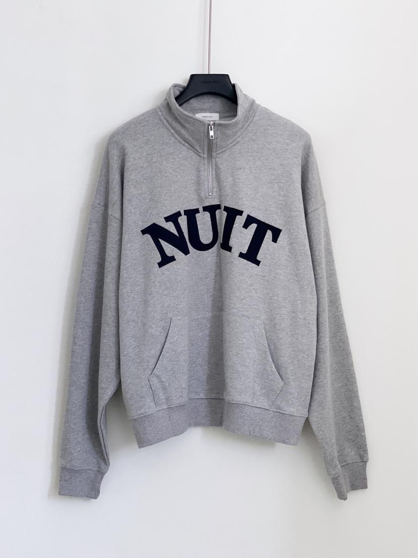 GALERIE NUIT東大門直郵女裝新品26春夏休閑職業衛衣半拉鏈GALERIE NUIT衛衣