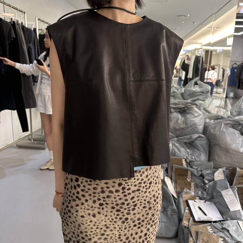 DOUBLE STANDARD/LE SMOKING/MAISONSTAFF韓國直郵女裝新品職業馬甲MAISONSTAFF馬甲