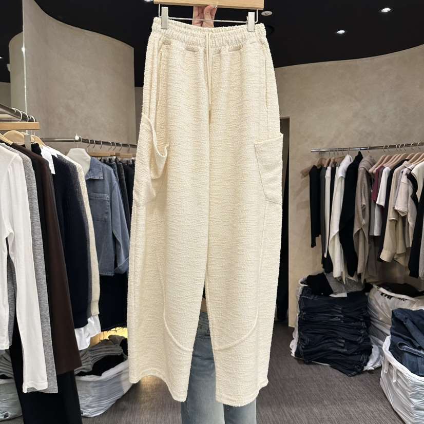VINTAGE VIBE韓國直郵女士新品職業休閑熱賣休閑褲粗花呢VINTAGE VIBE休閑褲