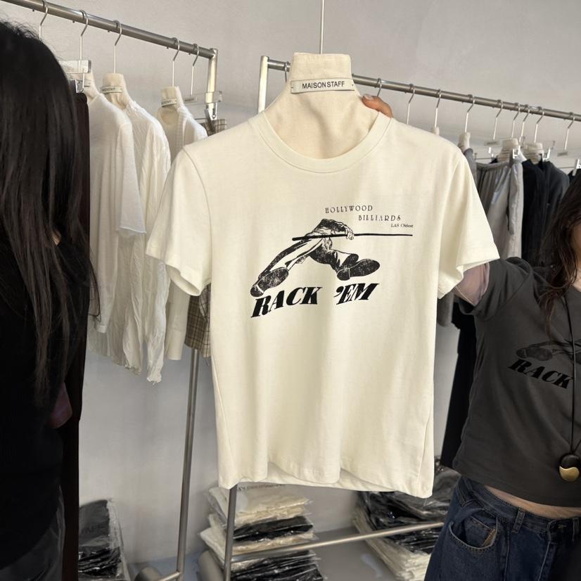 DOUBLE STANDARD/LE SMOKING/MAISONSTAFF東大門代購女士新品休閑T恤MAISONSTAFFT恤