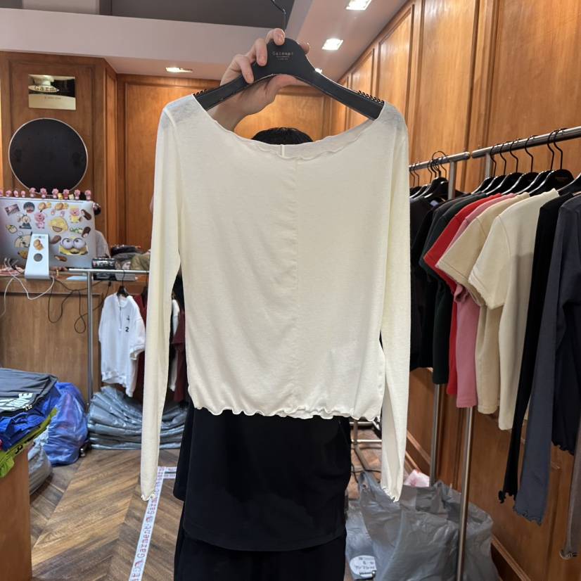 GARMENT-P東大門直郵女裝新款職業推薦熱賣真品人氣長袖T恤GARMENT長袖T恤