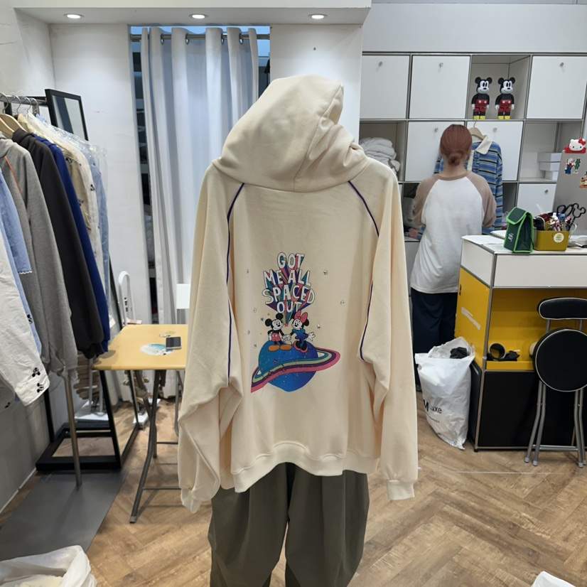 DE LINE韓國直郵女裝新品時尚職業休閑真品26春夏人氣衛衣DE LINE衛衣