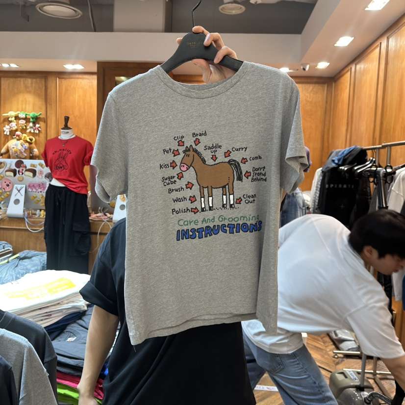 GARMENT-P東大門直郵女裝新品人氣時尚職業休閑26春夏T恤GARMENTT恤