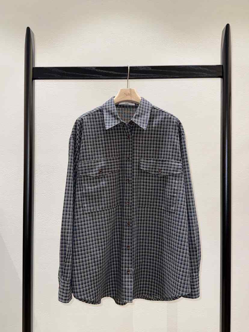 NDE東大門代購女裝新款職業時尚休閑26春夏襯衫蕾絲衫口袋BOHEME_NDE襯衫/蕾絲衫