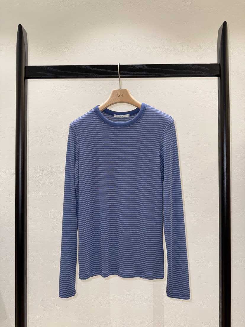 NDE韓國直郵女士新款時尚26春夏真品人氣推薦熱賣長袖T恤BOHEME_NDE長袖T恤