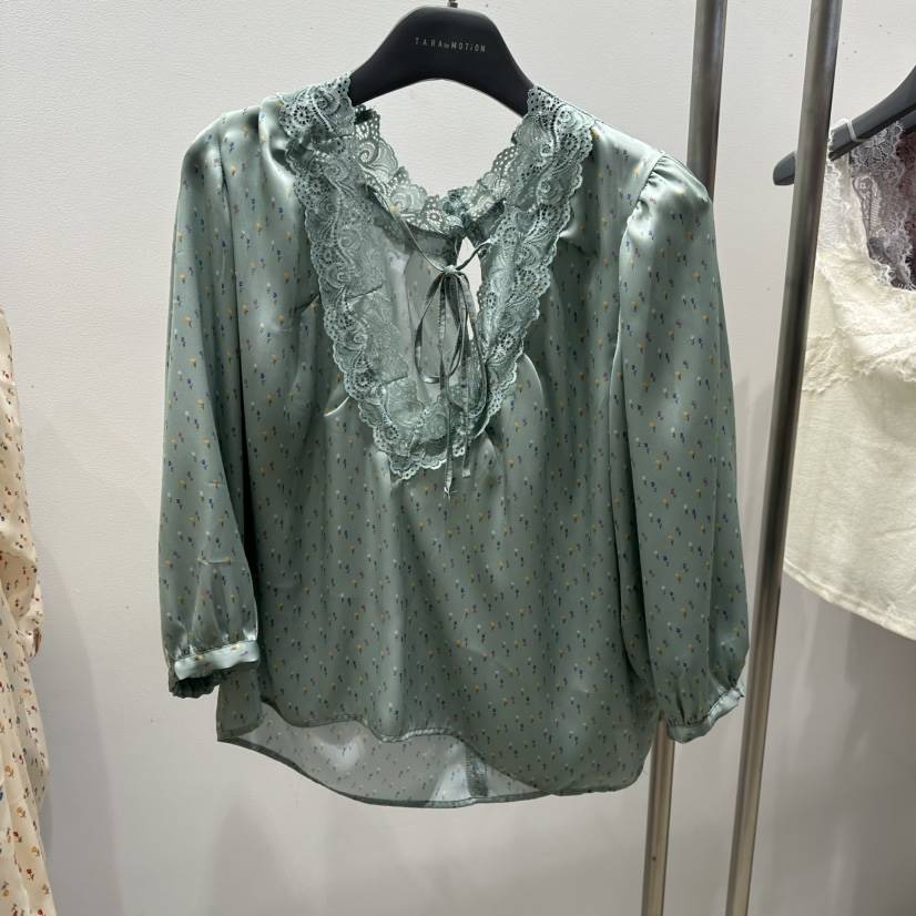 TARABY MOTION韓國代購女士新品熱賣人氣推薦襯衫蕾絲衫TARABY MOTION襯衫/蕾絲衫