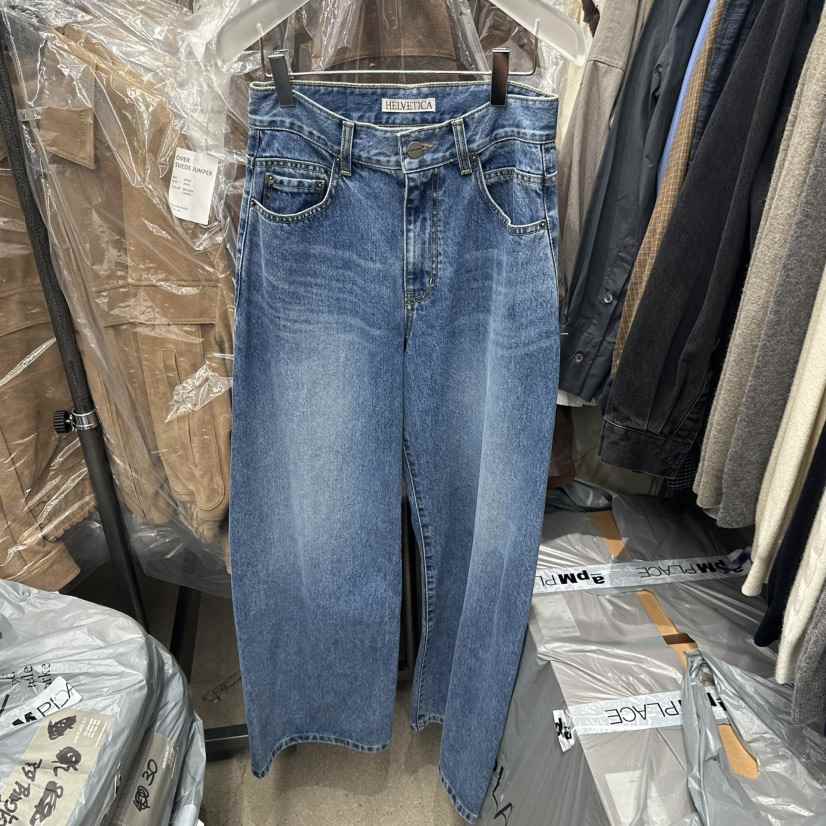 HELVETICA韓國直郵女士新品人氣推薦休閑熱賣時尚牛仔褲水洗HELVETICA牛仔褲