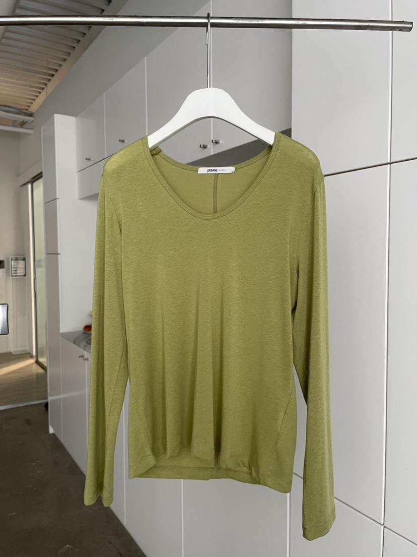 URBANE cloth東大門代購女士新品熱賣時尚推薦長袖T恤U領URBANE cloth長袖T恤