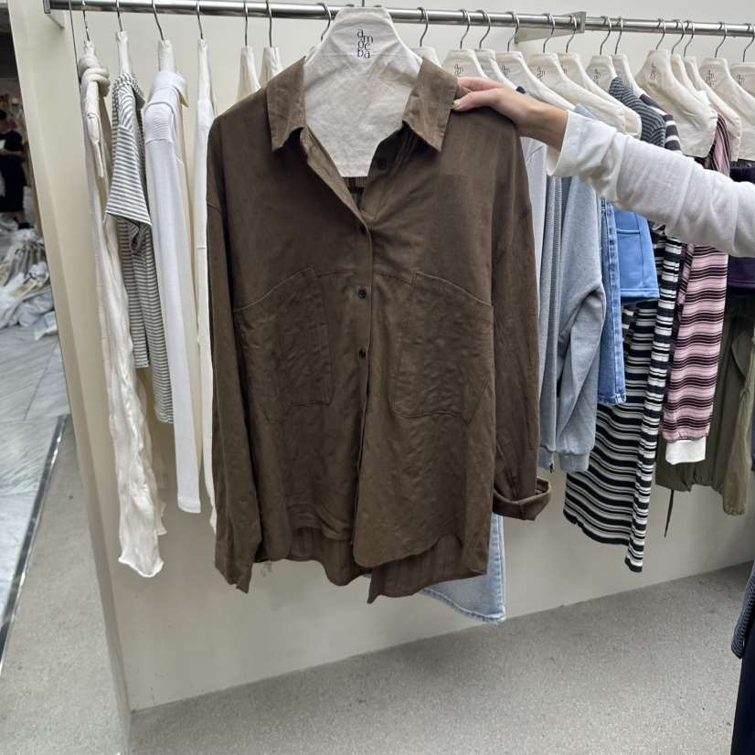 AMOEBA韓國代購女裝新款休閑時尚真品人氣熱賣襯衫蕾絲衫AMOEBA襯衫/蕾絲衫