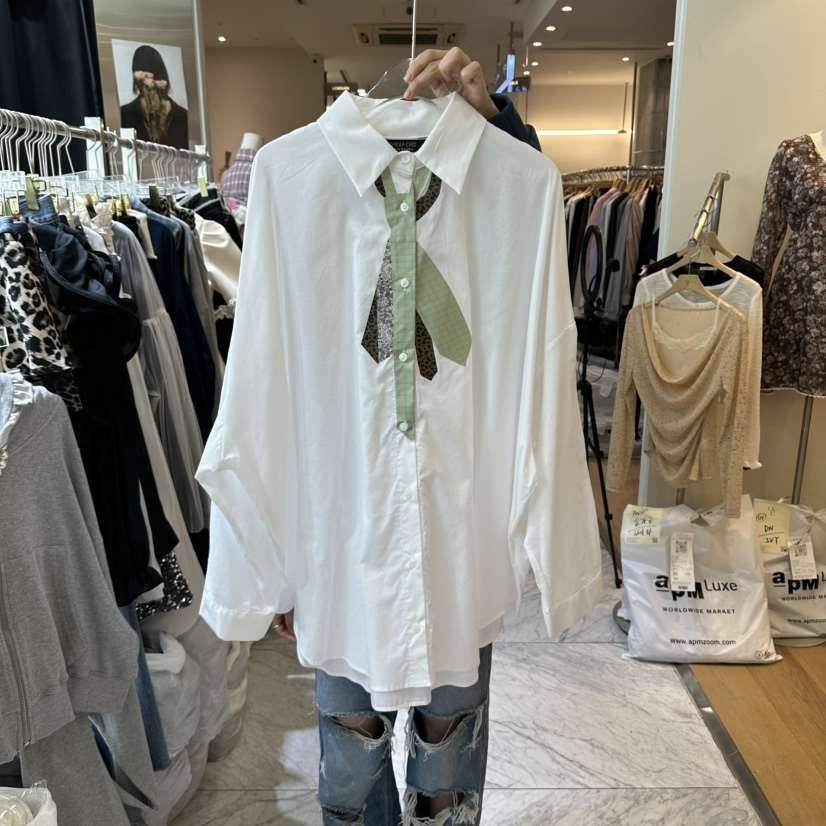 CHEAP-CHIC韓國直郵26秋冬新品休閑熱賣人氣真品襯衫蕾絲衫CHEAP-CHIC/CHARLES THE SECOND襯衫/蕾絲衫