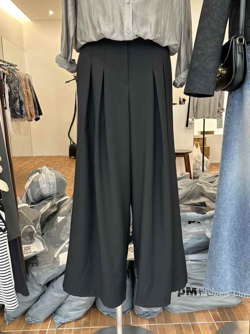 LOGON韓國代購女士新品人氣時尚休閑真品熱賣推薦休閑褲褶裥LOGON休閑褲