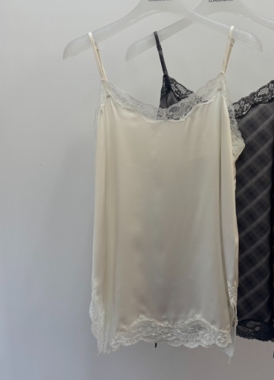 LONDON FLAT東大門代購女士新品休閑真品吊帶背心柔軟緞面LONDON FLAT吊帶/背心