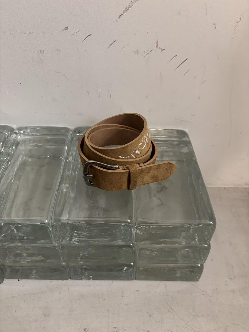 LONDON FLAT韓國直郵女裝新品熱賣時尚推薦腰帶刺繡腰帶LONDON FLAT腰帶