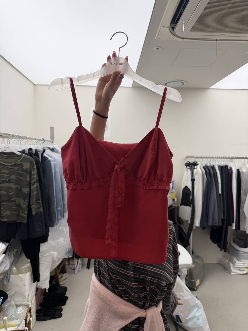 SOLD OUT韓國代購女士新款真品休閑時尚推薦人氣吊帶背心SOLD OUT吊帶/背心
