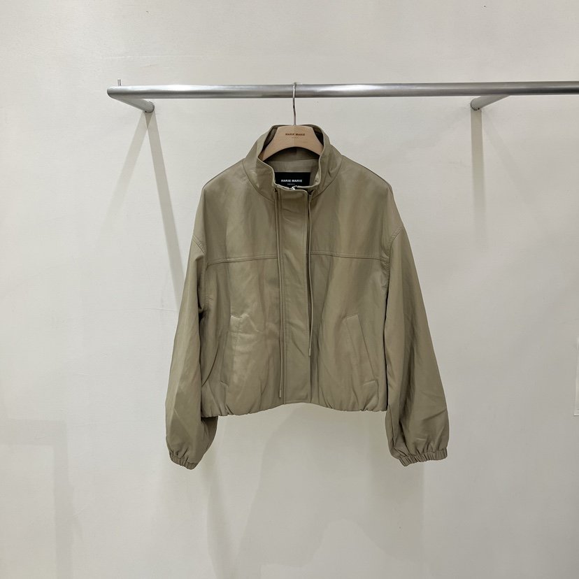 MARIE MARIE韓國直郵26秋季新品真品人氣推薦休閑夾克皮革MARIE MARIE夾克